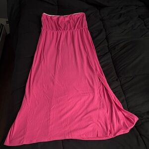Pink Maxi Skirt